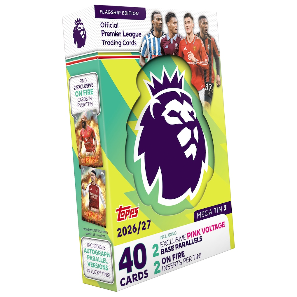 Premier League Topps Flagship Premier League 2027 Mega Tin