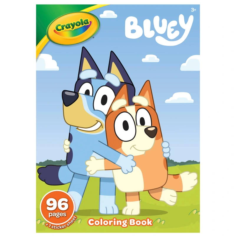 Crayola Bluey Colouring Pages Book