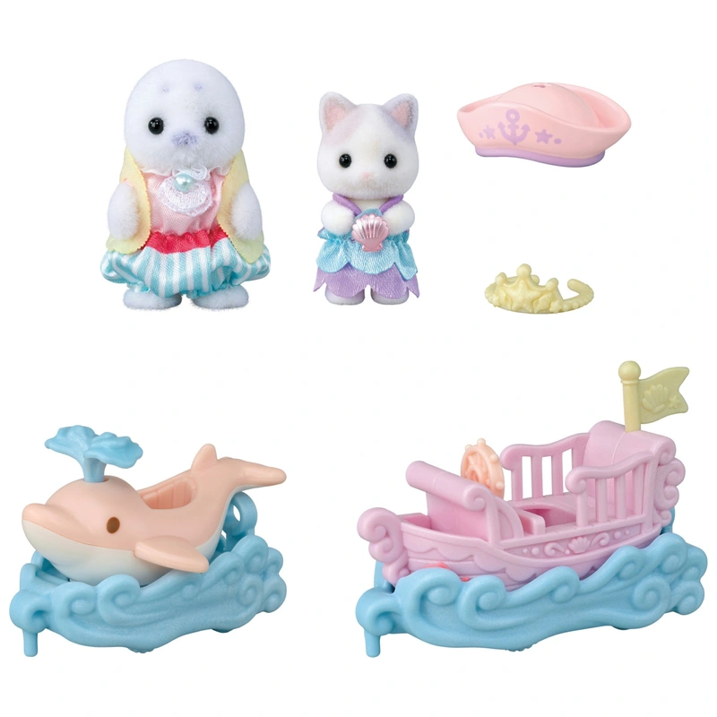 Sylvanian Families Amusement Park Ride Set Ride the Waves