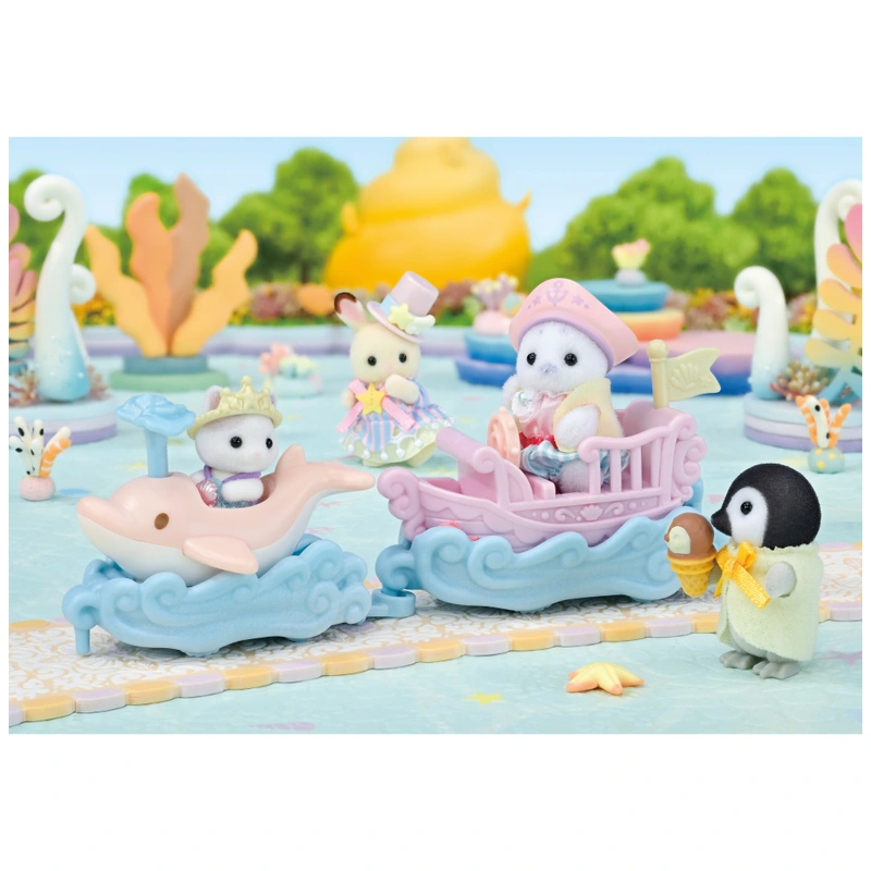 Sylvanian Families Amusement Park Ride Set Ride the Waves