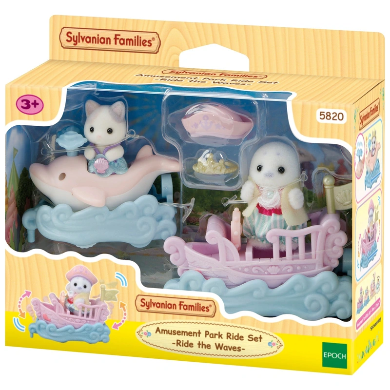 Sylvanian Families Amusement Park Ride Set Ride the Waves