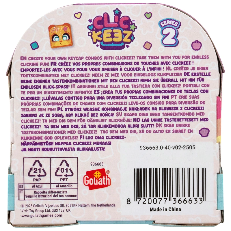 Clickeez Clickable Collectable 2 Pack Series 2 Assortment